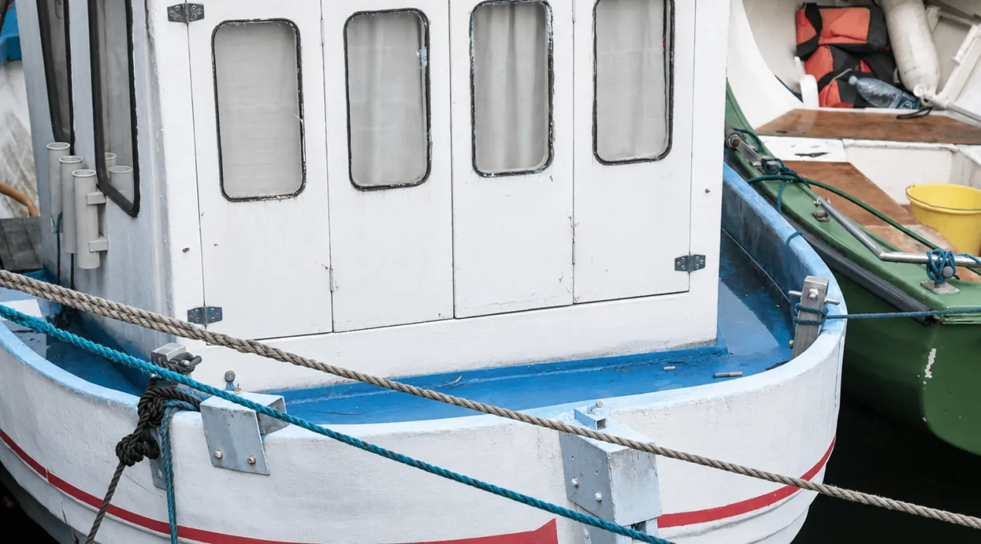 Boats example, after treatment